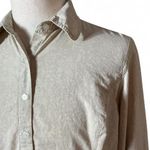 Merrell  Womens Long Sleeve Button Up Shirt Beige Floral Print bio-blend Size XL Photo 7