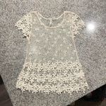 Jessica Simpson crotchet floral top Photo 0