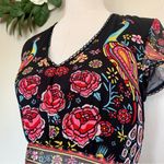 Pacific&Co Bluish & Salia Boho Floral Flowy Maxi Dress L Photo 3