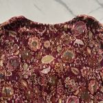 Halogen  Lace-Up Front Tiered Maxi Dress Long Sleeve Gold Floral Romantic Sz XXL Photo 5