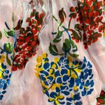 Maeve by Anthropologie Flower Market Swing Dress Velvet Burnout Red Motif Sz M Photo 12