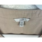 Joie  Women's Short Sleeves Cinch Waist Tapered Leg Jumpsuit Khaki Size‎ Medium Photo 4