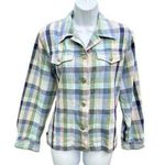 Alfred Dunner Vintage 1990’s  plaid shirt jacket Photo 0