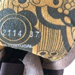 Fly London Lok Brown Leather Strap Steel Toe Moto Fall Women Boots Size 6.5/7 Photo 10