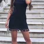 These Three Boutique Black Fringe Dress Photo 0