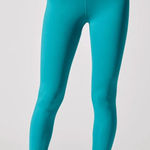 Carbon38 High Rise 7/8 Legging In Cloud Compression Dark Teal Size M $98 Blue Size M Photo 0