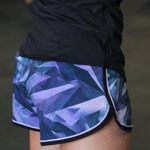 Lululemon Drop It Low Athletic Short in Pretty Prism Multi Black Lilac Size 10 Photo 3