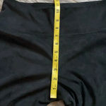 Soft Surroundings  faux suede black leggings, high rise. Women’s size S petite Photo 7