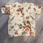 Joie  Cream‎ Floral Sweater Photo 3