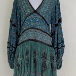 Free People Teal Bohemian Women's Top Photo 0