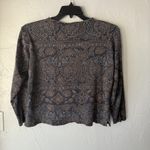st. john's bay  Shirt Vtg M Paisley Floral Long Sleeve Button Up Top Boho‎ Grunge Photo 6