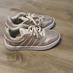 Adidas  Hoops 3.0 Low Metallic Pink Sneakers‎ Womens Shoes Size 6.5 Photo 3