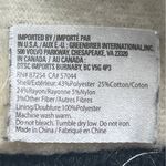 Black Knit Winter Hat With Snowflake Design & Pom Fleece Lined One Size Fits All Photo 3