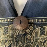 Shoulder Handbag artisan crafted handmade elephant boho Gold Photo 3