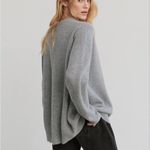 JENNI KAYNE 100% Cashmere Cocoon Cardigan Gray XS Photo 2