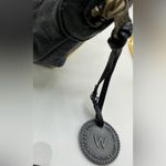 Vintage Wanderers Travel Co Black Soft Leather Venetian Card Wallet/Coin Bag Photo 5