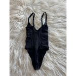 SKIMS Seamless Sculpt Thong Bodysuit Onyx Size Small Photo 3