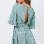 Floral tie romper Gray Size 6 Photo 1