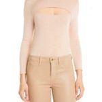 L'Agence NWOT  Jocelyn Blush Cut Out Sweater Top Photo 7