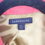 Lands' End LANDS’ END 100% Wool Plaid Lined Long Sleeves Double Button Blazer, Size 8P Photo 2