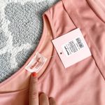 SHOWPO Blush pink cap sleeve front knot twist detail mini dress NWT US 6 Photo 5