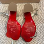 Christian Louboutin NWT Miss Jane Metallic Leather Red Sole Ankle-Strap Sandals Photo 7