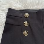 ZARA Black High Rise Button Leggings Photo 5