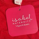 Isabel Maternity Santa Baby Holiday Long Sleeve Tee Red Size undefined Photo 11