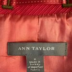 Ann Taylor  Women’s Size 4 Small Pink Blazer Preppy Chic Career Jacket Photo 5
