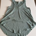 Z Supply  Ribbed V Neck Swing Tank Top Green Women's Size M Photo 0
