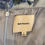 Reformation  Briony V-Neck Drop-Waist Midi Dress Size 6 Photo 7