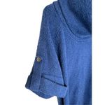 Fenn Wright Manson  Blue Short Sleeve Sweater Top With Button Sleeves Photo 1