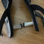 Stuart Weitzman black rhinestone kitten slingback point heel evening wear US 6.5 Photo 8