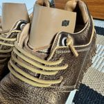 Esseutesse Fringe Sneakers Women EU38 US7.5 metallic bronze/gold Glam Boho Gold Size 7.5 Photo 3