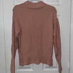 Absolutely Famous  NWT Pink Braided Sweater Soft, Scalloped Bottom Size Small Photo 1