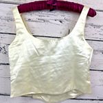 Cignal‎ Formal White/Ivory Crop Top Prom Wedding Pageant [Size 10] Made in USA Photo 1