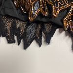 Laurence Kazar Imperfect vintage silk beaded top Paris-New York medium large Photo 10