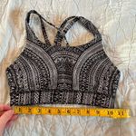 Lululemon  4/S Energy Sports Bra Geometric Black And White Padded EUC Photo 3