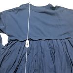 Free People Eleanor Sweatshirt Tunic Dress Oversized Cotton Solid L Charcoal Photo 9