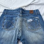 BKE  Jeans Women 29 x 35 1/2 Sabrina Boot Cut Back Flap Embroidered Stretch Jeans Photo 7