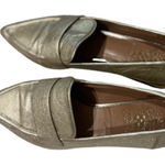 Vince Camuto  Calentha Metallic Gold Loafers Size 6 Leather Photo 0