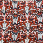 Free People  Oversized Orange Floral Shopper Tote Bag Photo 7