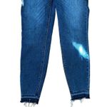 Spanx  Distressed Ankle Skinny Jeans Medium Wash Sz L Photo 8