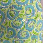 Lilly Pulitzer Women Vintage Crop Pants Leapin Lizard Zip Up White Label Green 4 Photo 4