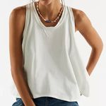 Free People NWOT Hialeah Top Clean Ivory Oversized Small Retail $58.00 Photo 0