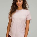 Lululemon love crew summit wash t-shirt in smoky topaz pink size 8 Photo 0