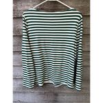 Appleseeds size medium relaxed fit boxy 100% cotton round neck line long sleeve Green Photo 4