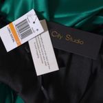 City Studio Black Green Long Social Dress Colorblock Halter Prom Juniors 3 New Size undefined Photo 8