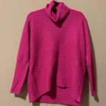 Vince Camuto  Vibrant Pink Turtleneck Sweater Photo 0