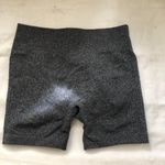 Grey Black ruched workout exercise sporty active gym high waist shorts Leggings Wide band Never worn Size M Photo 1